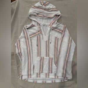 Roxy Multicolor Striped Swim Coverup Top